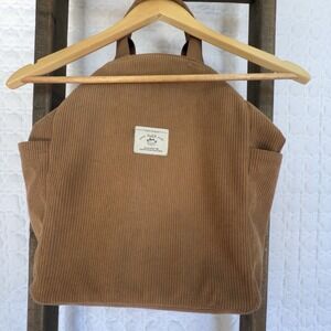 Kalidi Tote Bag-Courdoroy-Casual-Hobo-Shoulder Bag-Women's-Khaki Tan